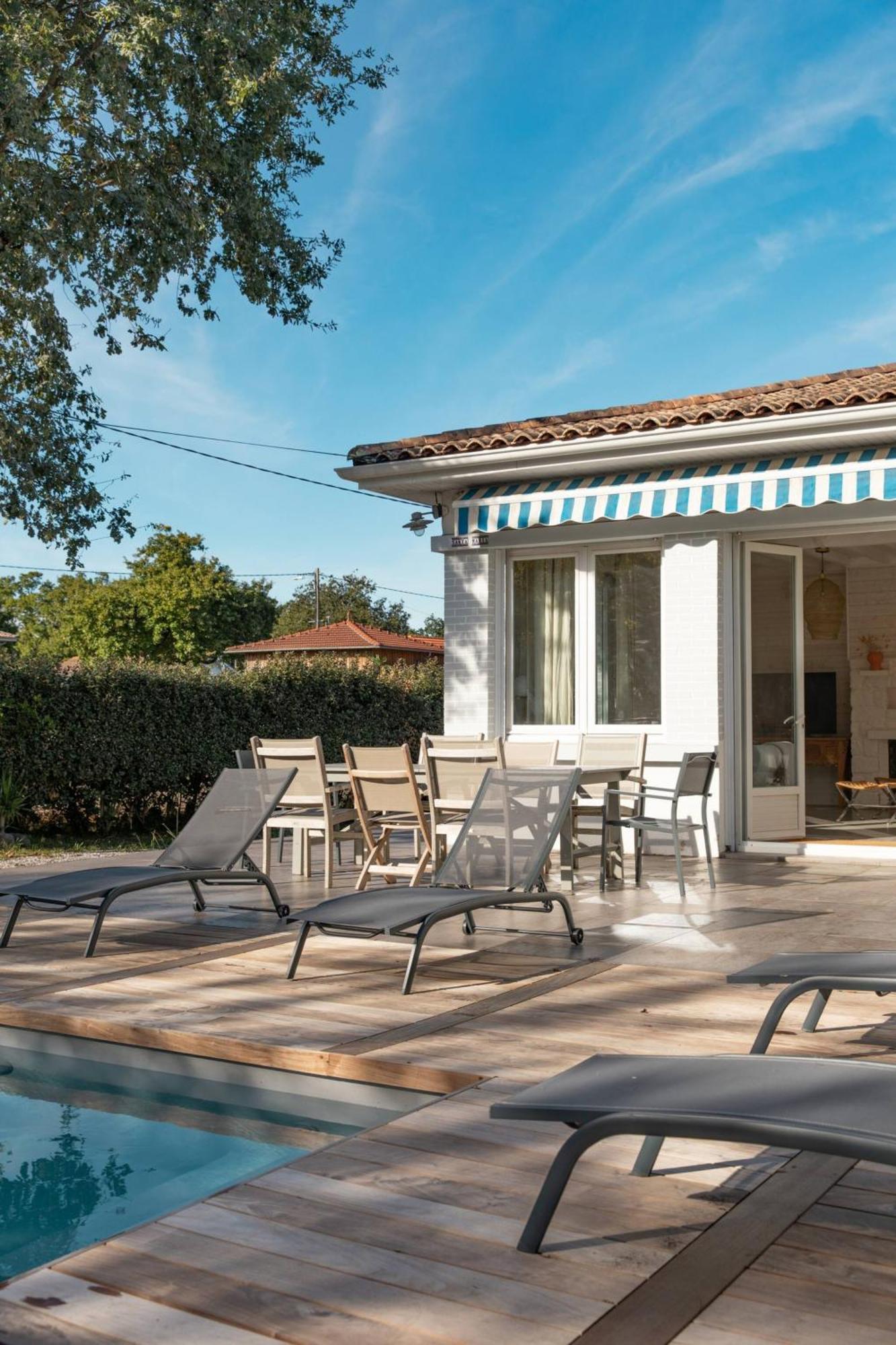 Villa Claire A Andernos Bagian luar foto