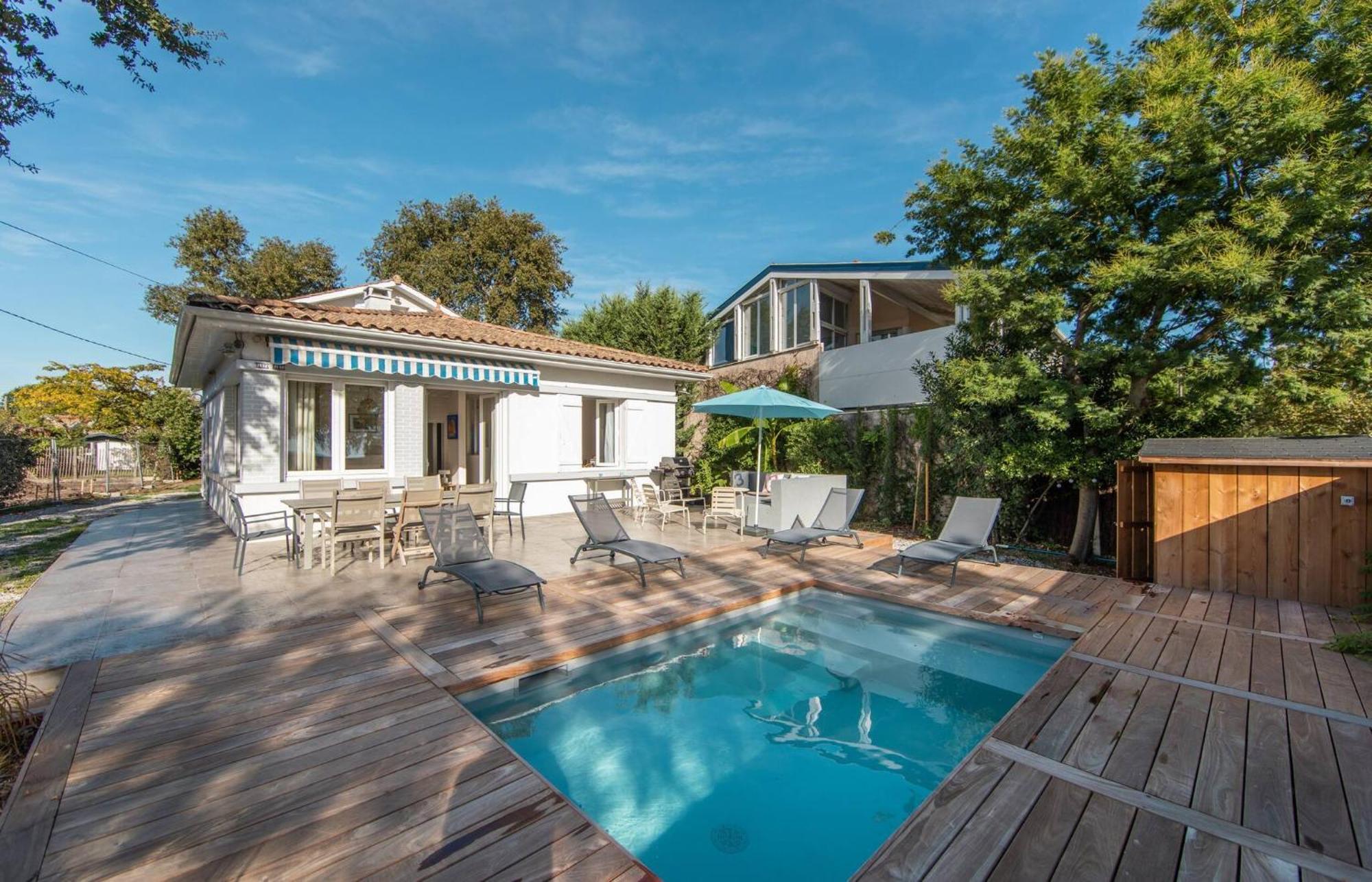 Villa Claire A Andernos Bagian luar foto